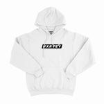 Hoodie Classic Box Logo - Blanc